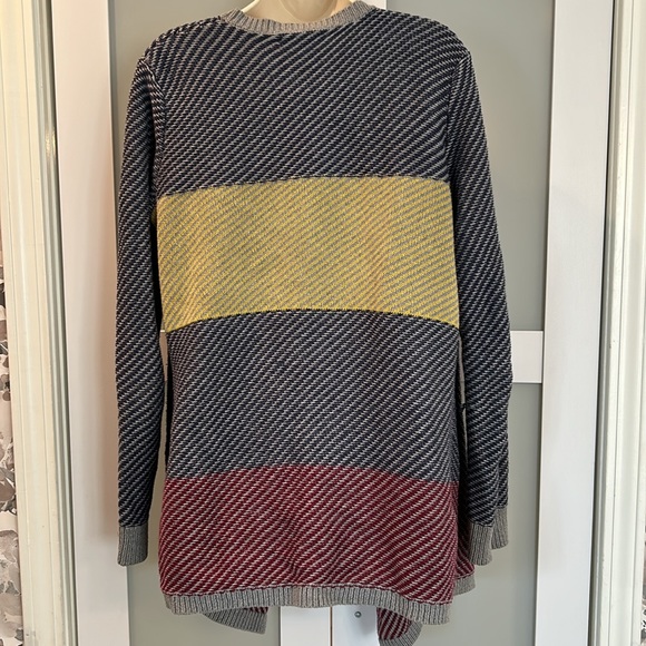 CAbi Style 467 Blanket Striped Sweater Cardigan Medium GUC - Picture 5 of 13